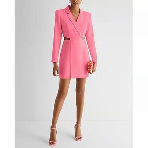 NWT Express Cutout Mini Blazer Dress, XS